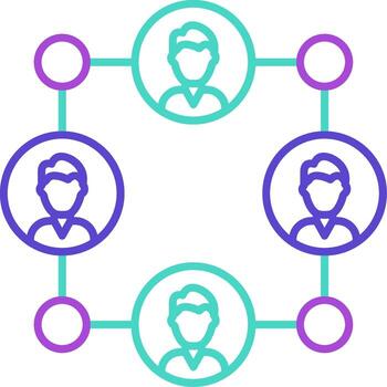 Workflow Minimal style Artifex process flow steps vector