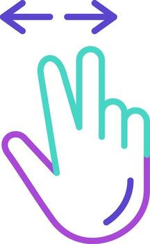 Spread Minimal style Artifex gesture open expand vector