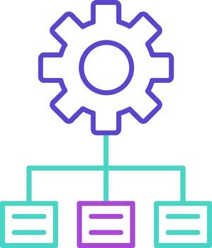 Hierarchy Minimal style Artifex organization structure flowchart vector