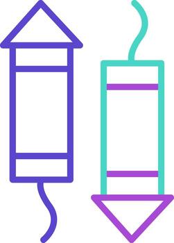 Firecrackers collection of keywords that unlock your icon explosive celebration party vector