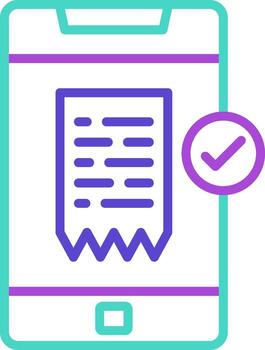 Verify Minimal style Artifex check confirm approve vector