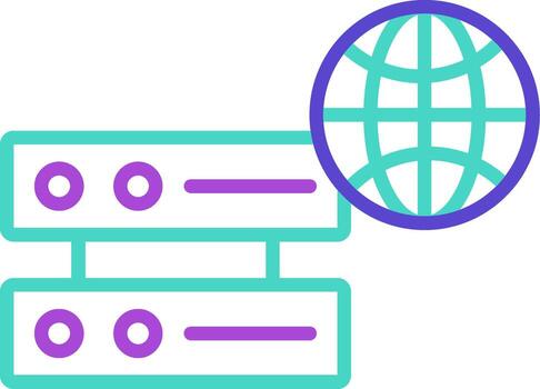 Web Hosting Drawly Stenciled Vectoring website server online vector