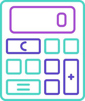 Calculate Minimal style Artifex math numbers calculator vector