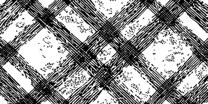 A black and white checkered pattern with a diagonal line vector