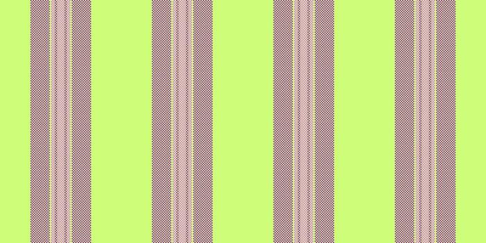 Commercial background fabric seamless, identity vertical stripe . Workshop lines texture textile pattern in green and purple colors. vector