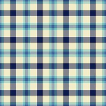 sin costura tartán modelo en frio blues y cremas versátil antecedentes para diseño, textil proyectos, y digital Arte. clásico estilo con un moderno girar. vector