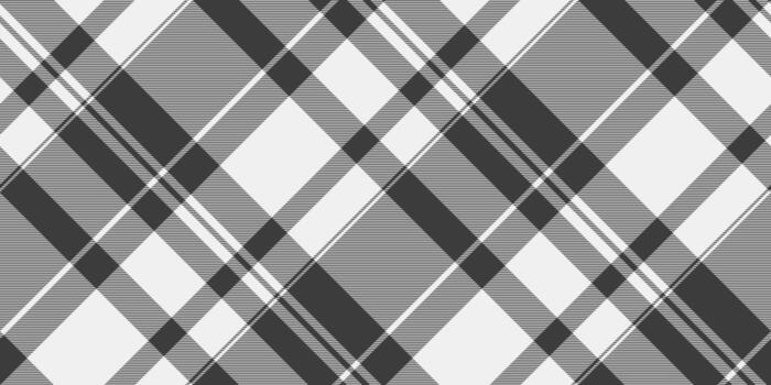 Elegant grayscale plaid pattern. Perfect for textile design, website backgrounds, or adding a classic, sophisticated touch to any project. This seamless texture offers versatility and visual appeal. vector