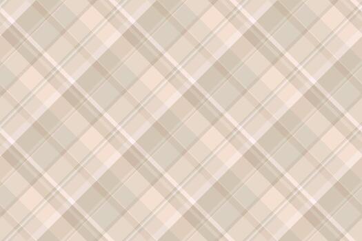 elegante neutral tartán modelo. sutil beige y gris pardo tonos crear un sofisticado, versátil antecedentes ideal para sitios web, embalaje, textiles, y papelería. vector