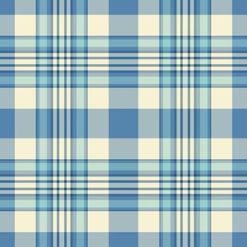 clásico tartán modelo en frio blues y cremas versátil textil diseño para antecedentes, vestir, o gráfico elementos. eterno, limpiar y adaptable. vector