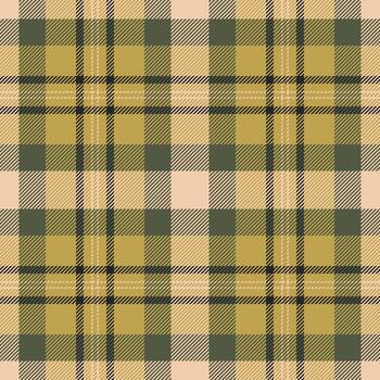Handsome seamless plaid tartan, layer background pattern. Group fabric check textile texture in yellow and pastel colors. vector