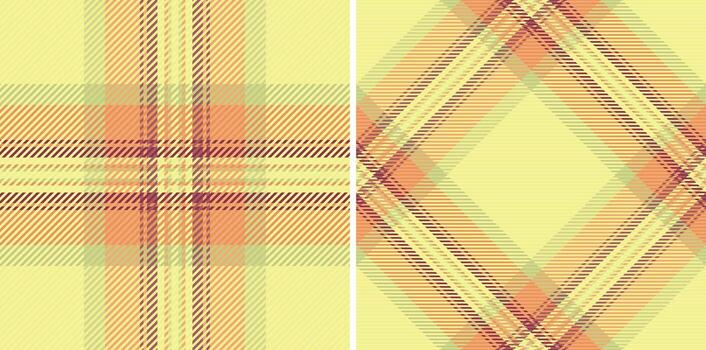 Two stylish pastel plaid patterns, perfect for textile design, apparel, or website backgrounds. A versatile image offering both classic and modern feels. vector