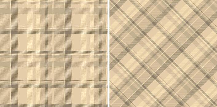 Elegant plaid pattern set, offering a classic, versatile design. Ideal for textiles, backgrounds, or sophisticated design projects. Seamless and timeless appeal. vector