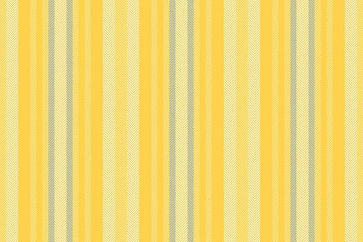 October background pattern stripe, 60s vertical fabric textile. Messy seamless lines texture in yellow and white colors. vector