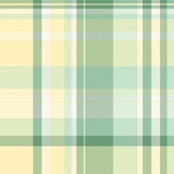 Autumn textile texture background, finish seamless fabric tartan. Weave plaid pattern check in light and green colors. vector