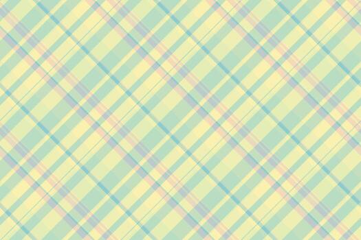 Softness plaid textile texture, age pattern tartan seamless. Creation check fabric background in light and sky gray colors. vector