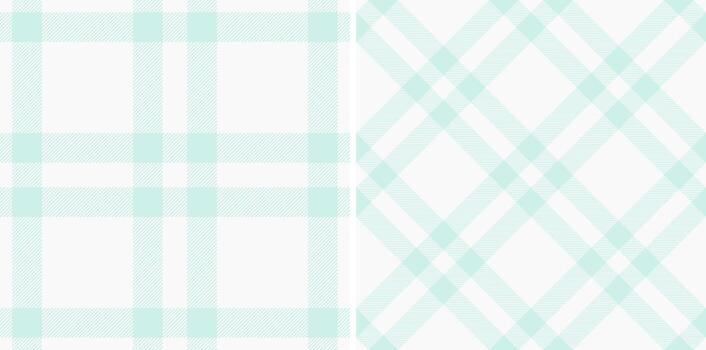 elegante tartán modelo en suave verde azulado matices evoca un sentido de calma y moderno elegancia. ideal para textiles, antecedentes, artesanía, o agregando un toque de sofisticado estilo. vector