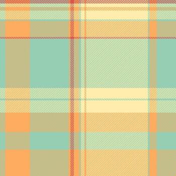 cálido, pastel tartán modelo. suave geométrico tela con intersectando líneas. Perfecto para antecedentes, diseño, textil, o agregando un acogedor textura. versátil vector