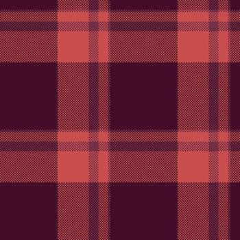 Panjabi plaid textile, sexual seamless tartan check. Random texture background fabric pattern in red and dark colors. vector