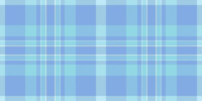 Soft blue plaid pattern, pixelated texture. Versatile for backgrounds, textiles, or designs needing a gentle, calming feel. Use for web, print, or creative projects. vector