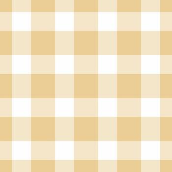 Classic gingham pattern in warm beige and white. Versatile background for graphic design, textiles, or web projects. Evokes rustic charm and simplicity. vector