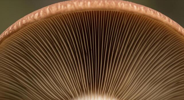 a close up of a mushroom with a long stem photo