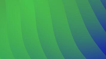 abstrakt grön och blå lutning bakgrund med slät strömmande former video