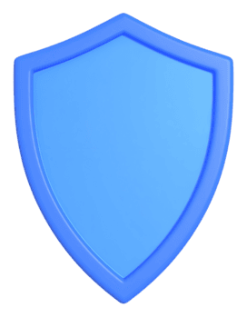 skapa en blå skydda grafisk med transparent bakgrund använder sig av 3d modellering programvara png