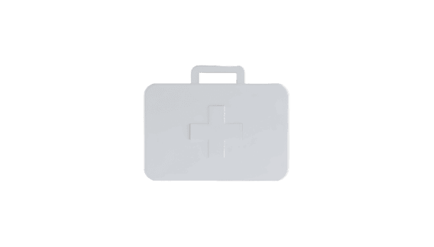 Create a First-Aid Kit Icon with a Transparent Background Using 3D Modeling Software png