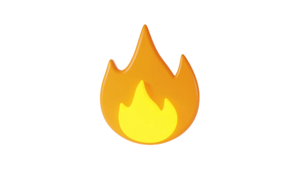 skapa en 3d flamma grafisk med transparent bakgrund använder sig av blandare png