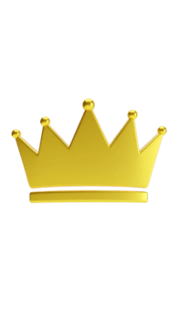 Create a Golden Crown Design with Transparent Background, 3D Modeling Tutorial png