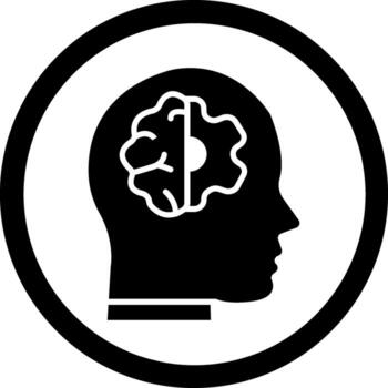 Deep Learning Tech Inspired Graphic Form vector