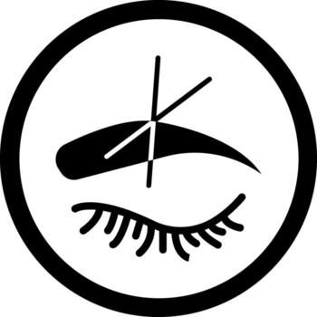 Threading Color Block Style Badge vector