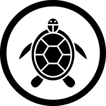 Turtle User Interface Badge vector
