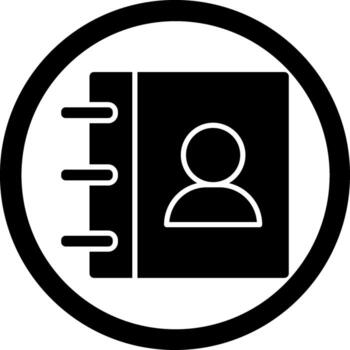 Contacts Sharp Linear Edge Mark vector