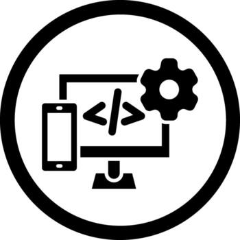 Software App Based Graphic Design vector