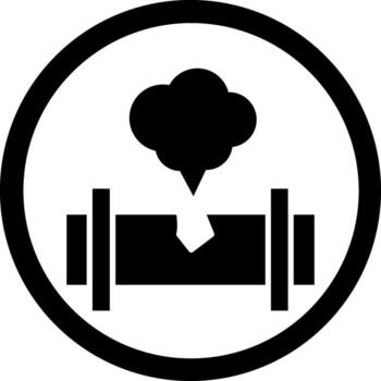 Gas Leak Web Based Design Element vector