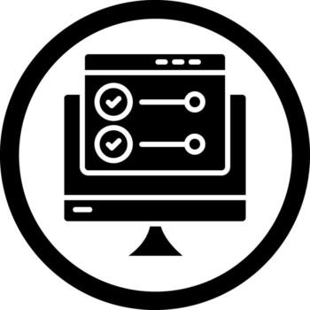 proyecto estado color bloquear estilo Insignia vector