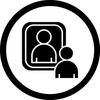 Self Reflection Smooth User Interface Symbol vector