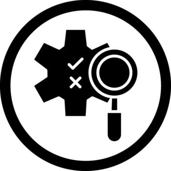 Boolean Search Geometric Mobile App Mark vector