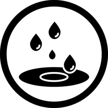 Droplets Clean User Interface Concept vector