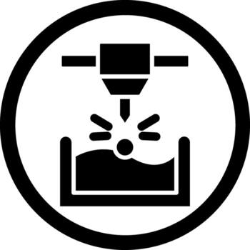 Stereolithography Interface Outline Line Graphic vector