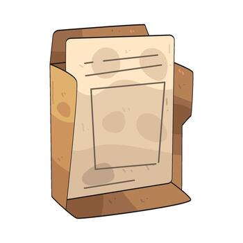 documento en carpeta ilustración vector