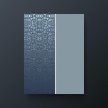 Elegant patterned background design vector