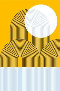 Contemporary Abstract Shapes and Patterns vector