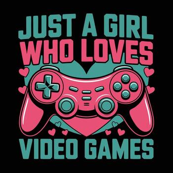 Graphic t shirt design featuring a game controller vector