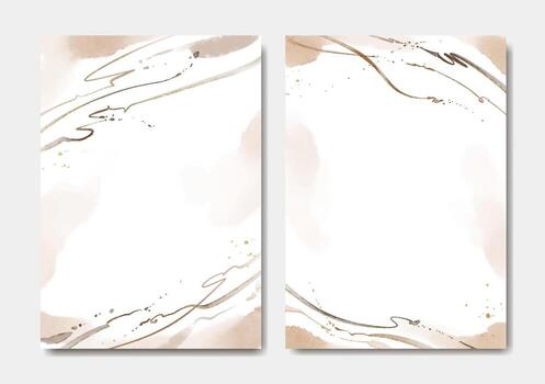 Abstract backgrounds with flowing lines vector