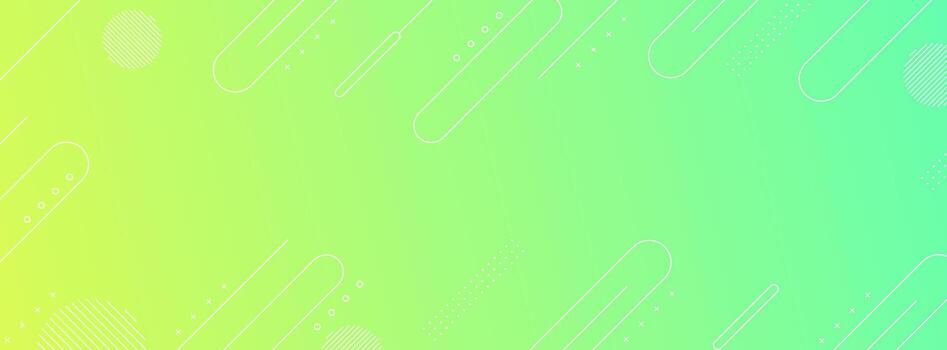 Abstract green soft background with futuristic line elements. vector
