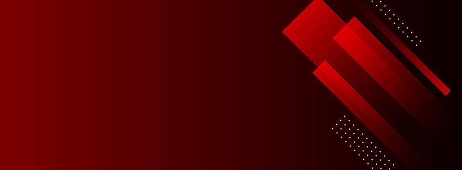 Abstract red gradient background with diagonal shapes. vector
