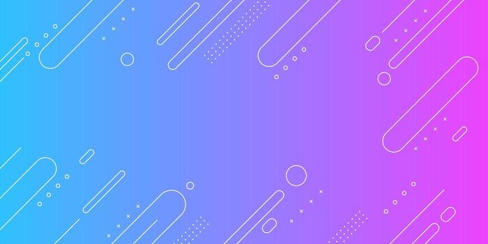 Modern abstract blue to purple gradient background with minimal line pattern. vector
