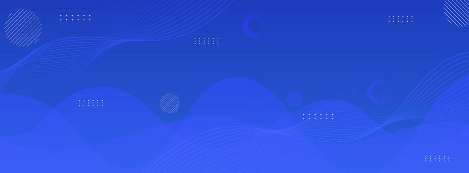 Abstract blue gradient background with digital wave pattern. vector
